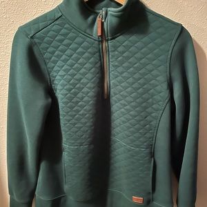 Womens LL bean quilted pullover